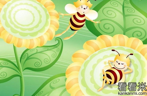 新年送蜂蜜的小蜜蜂