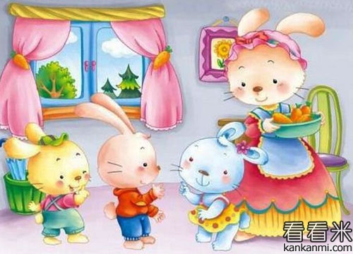 中国童话：白兔子卖帽子的故事