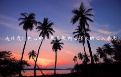 流经我们内心的风景语录,内心强大的女人语录