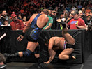 WWE纯正美国人暴走势不可挡！杰克斯瓦格出场揍翻大力士鲁瑟夫-RAW摔角2014年