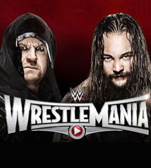 <b>送葬者vs怀亚特《WWE2015摔跤狂热大赛》</b>