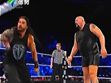 【中文解说】WWE布雷怀亚特偷袭罗门伦斯！罗曼雷恩斯vs大秀哥(2016.03.28) - wwe美