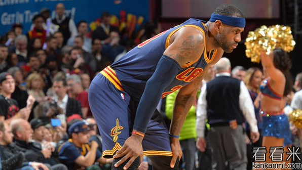 詹姆斯正负值创下职业生涯新低