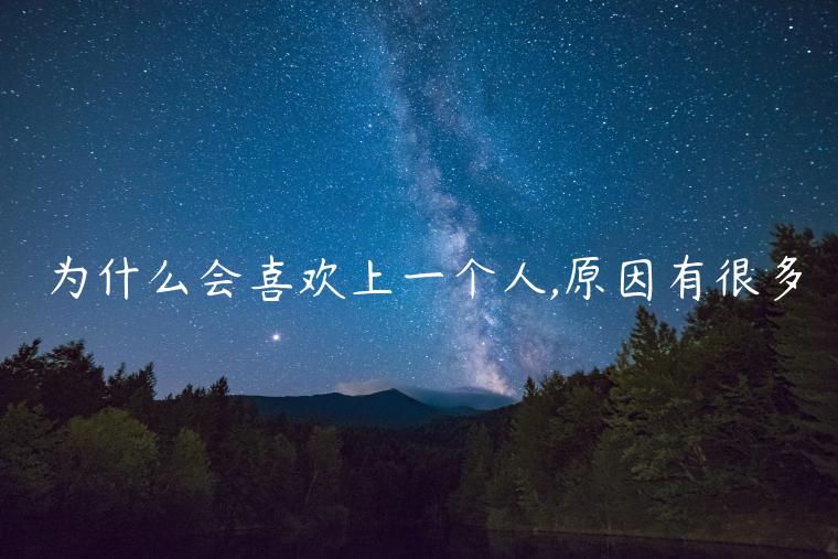 为什么会喜欢上一个人,原因有很多