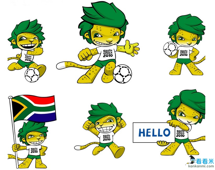 1996-2014年世界杯吉祥物历史回顾:巴西犰狳+德国萌狮