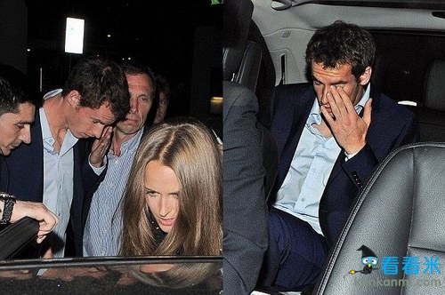 疯狂粉丝过分热情 穆雷庆功宴被误伤眼睛