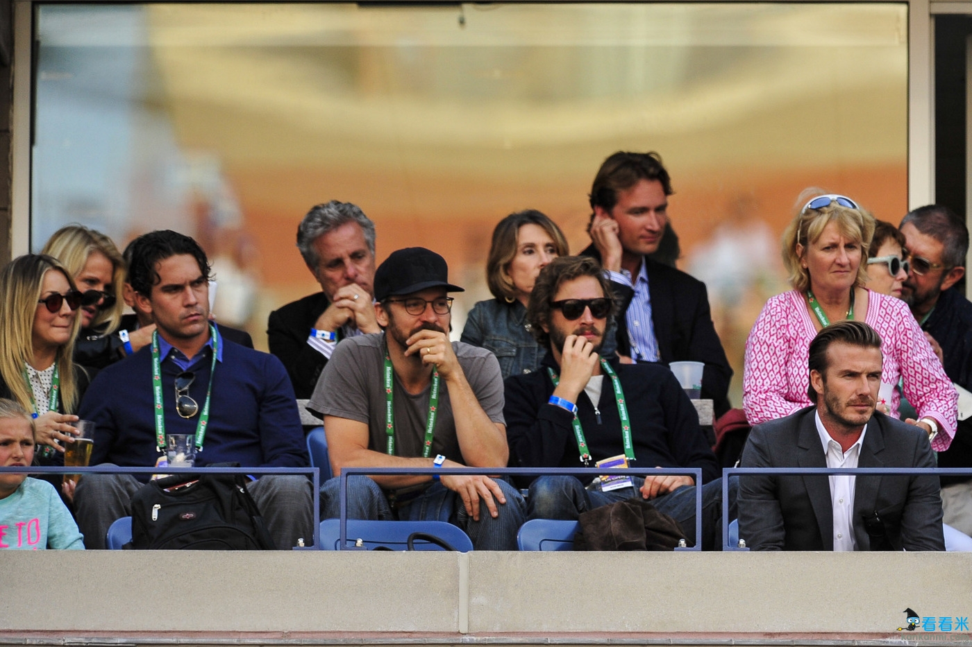 小贝与西王后捧场纳德决战 美网观众席星光熠熠(图)