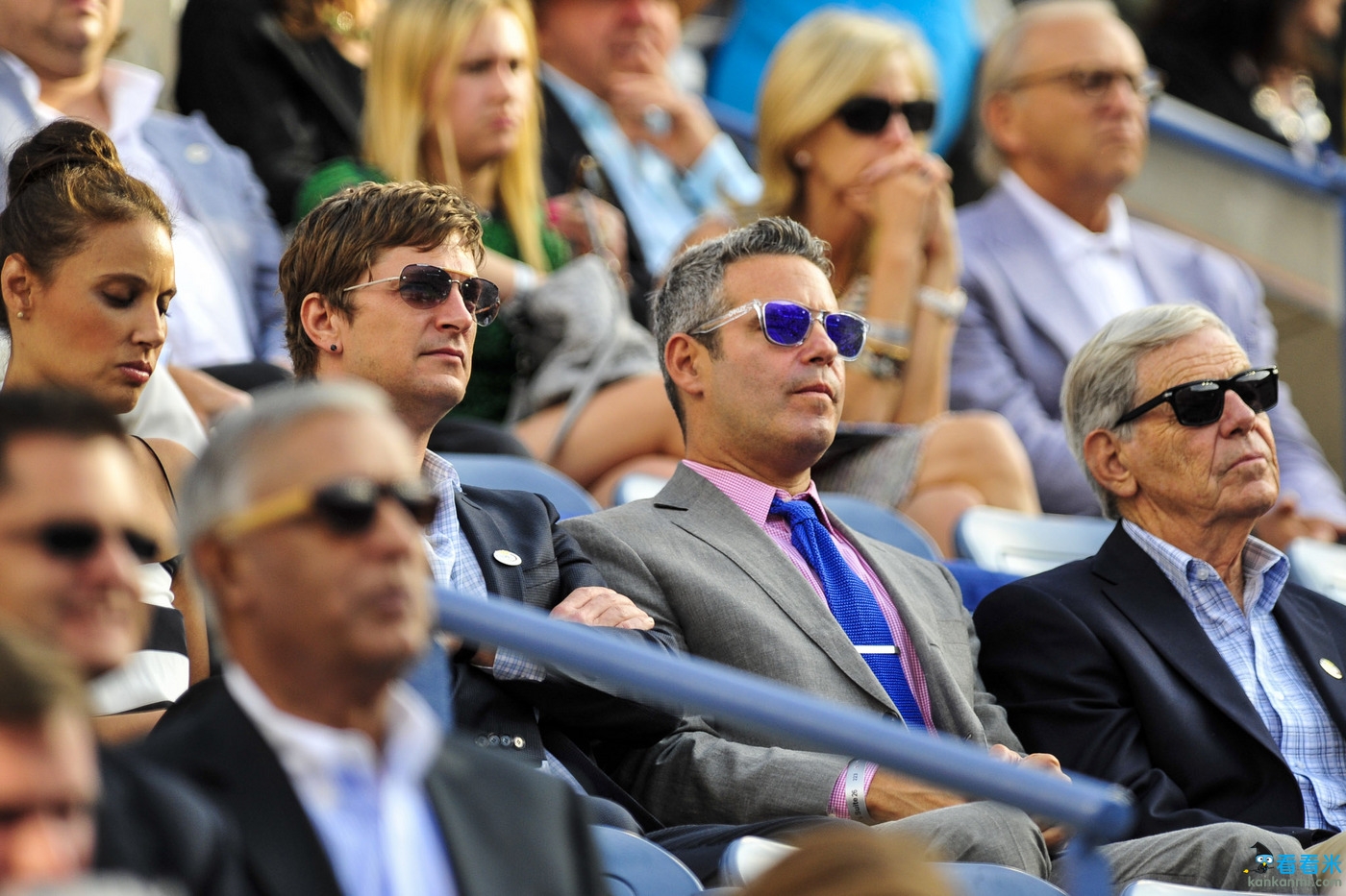 小贝与西王后捧场纳德决战 美网观众席星光熠熠(图)