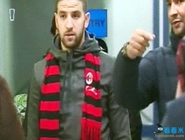 Arrived and ready: Taarabt landed in Italy on Thursday morning ahead of his medical