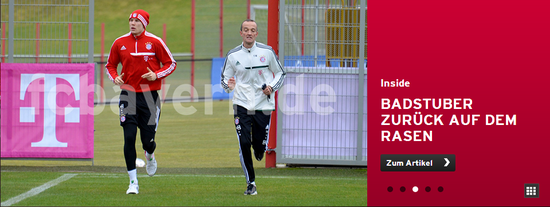 历4次膝盖手术养伤14个月 巴德施图贝尔终重返训练场