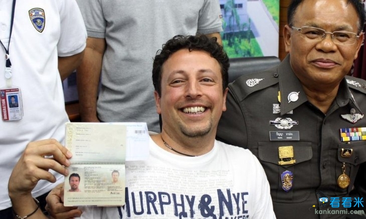 客机现更多可疑护照 意大利男子现身泰国酷似贝尼特斯/图