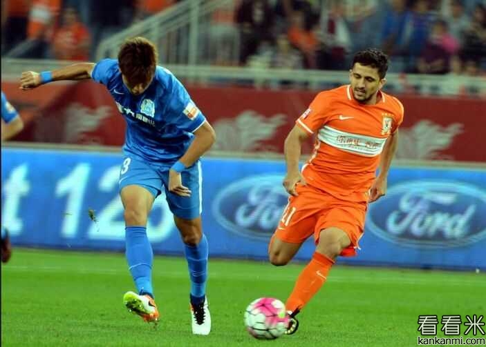 中超-卢琳双响富力两分钟连入两球 富力3-2胜鲁能