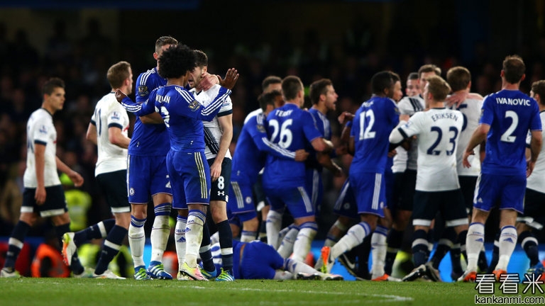 切尔西热刺因冲突遭英足总罚款