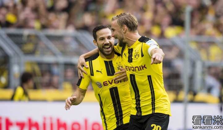 德甲-卡斯特罗梅开二度罗德神龙摆尾 多特6-0达姆施塔特